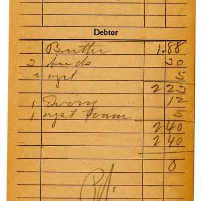 Receipt, 1919