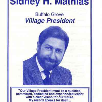 Sidney H. Mathias Election Pamphlet 1991