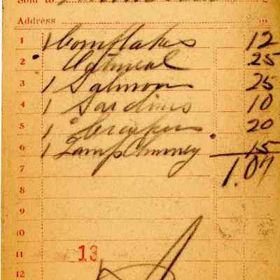 Receipt, 1920