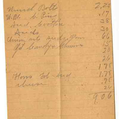 Receipt, 1919