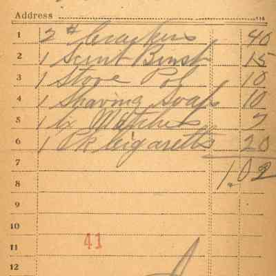 Receipt, 1920