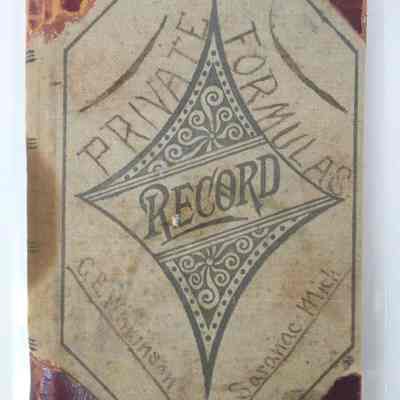 Private Formulas Record Book