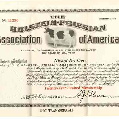 Membership Certificate
