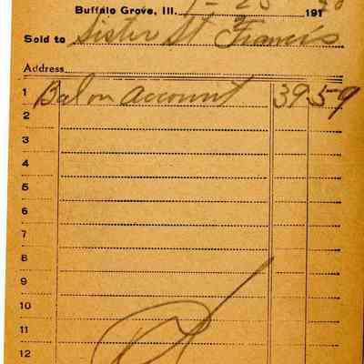 Receipt, 1920
