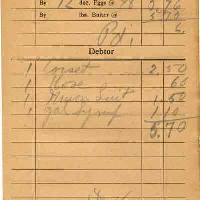 Receipt, 1920