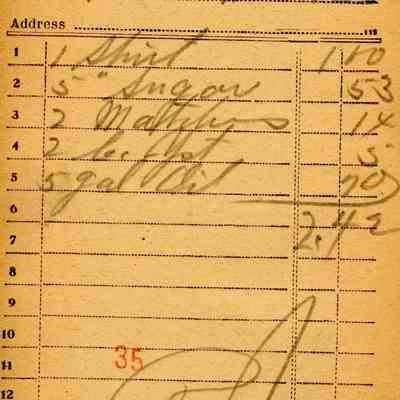 Receipt 1919