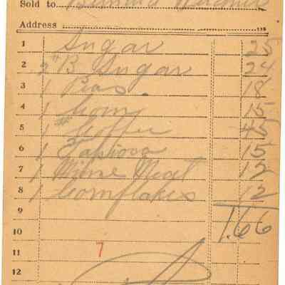 Receipt, 1919