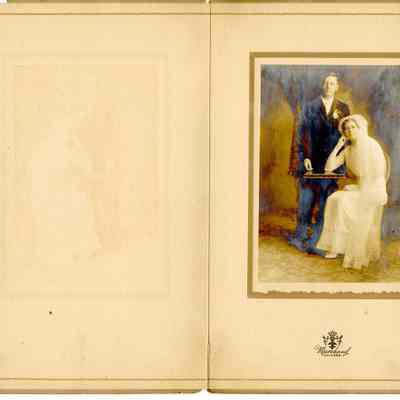 William Firnbach and Anna Dietz Wedding Portrait