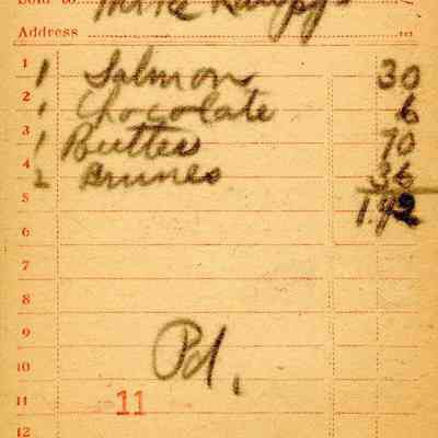 Firnbach and Raupp Receipt 1919