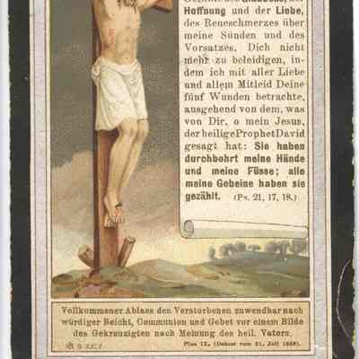 Barbara M. Behm Funeral Card