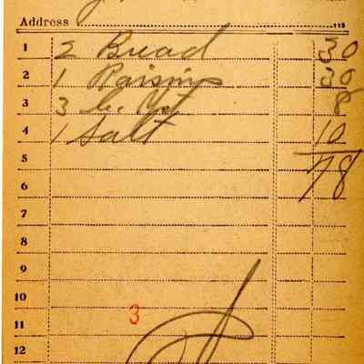 Receipt, 1920