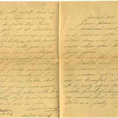 WWI Letter, Jan 11,1919