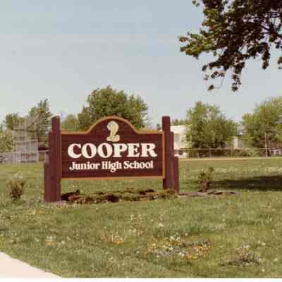 Cooper Junior High School Sign