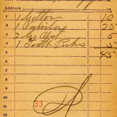 Receipt 1919