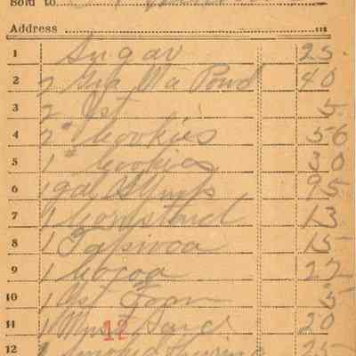 Receipt, 1919