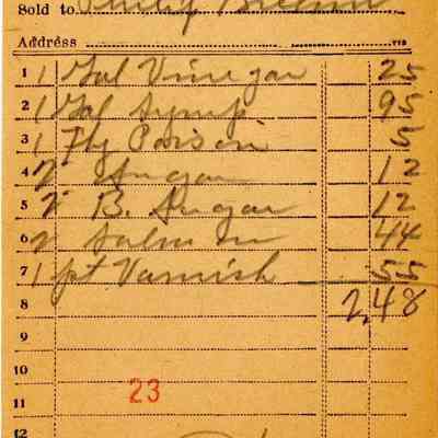 Receipt, 1919