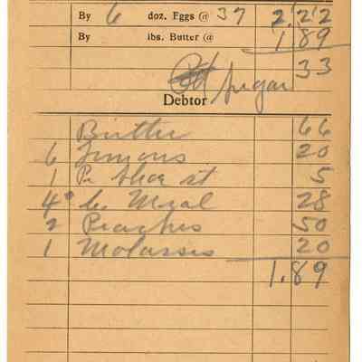 Receipt, 1919