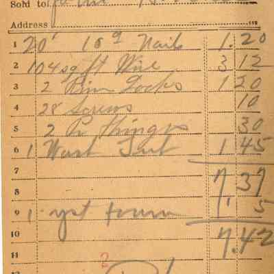 Receipt,1919