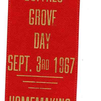 Buffalo Grove Day Gardening/Homemaking Prize Ribbon