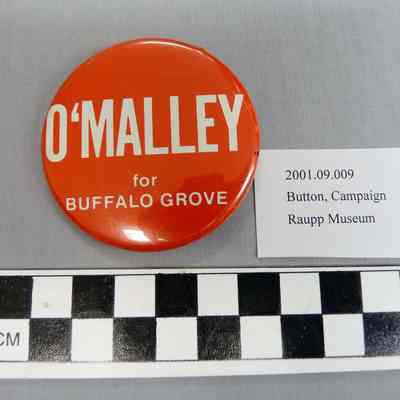 O'Malley Buffalo Grove Campaign Button