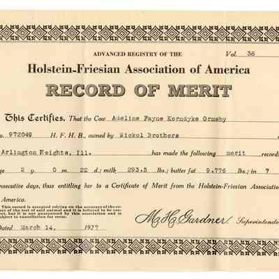 Record of Merit