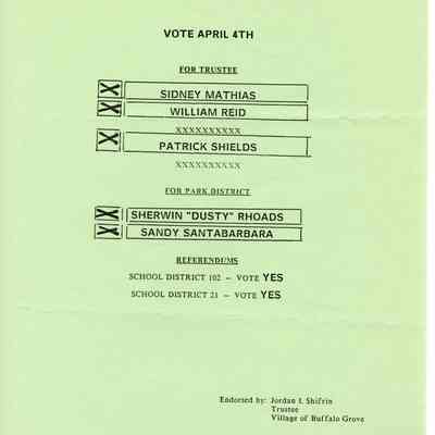 Election Sample Ballot Pamphlet 1989