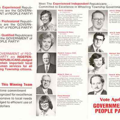 Republican Election Pamphlet C. 1980