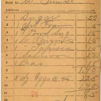 Receipt,1919