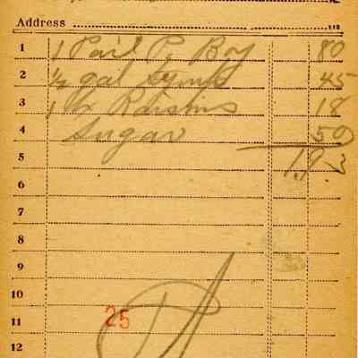Receipt 1919