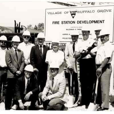 Village Groundbreaking for 3rd Firestation