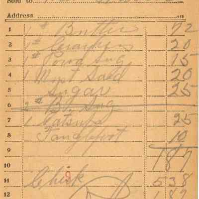 Receipt, 1919
