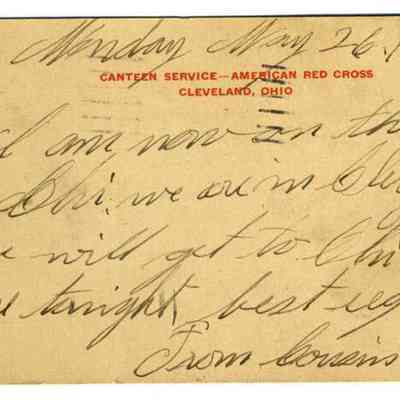 WWI Letter, May 26, 1919
