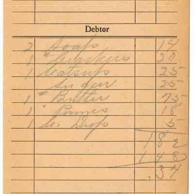 Receipt, 1919
