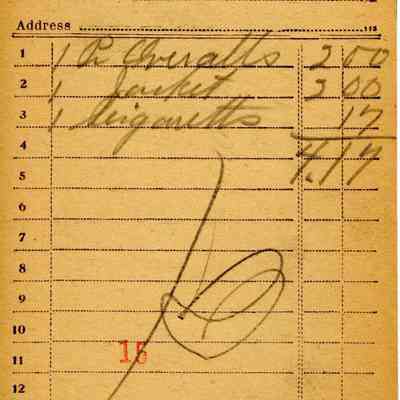 Receipt 1919