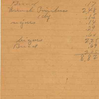 Receipt, 1920