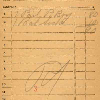 Firnbach and Raupp Receipt 1919