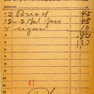Receipt, 1920
