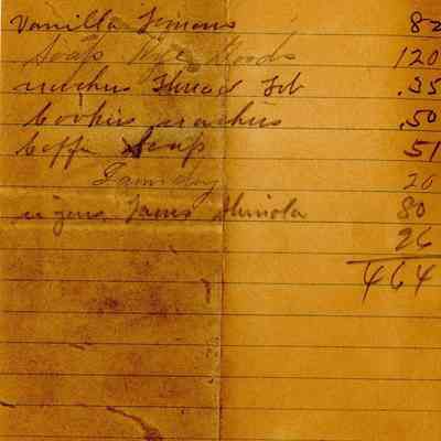 Receipt, 1920