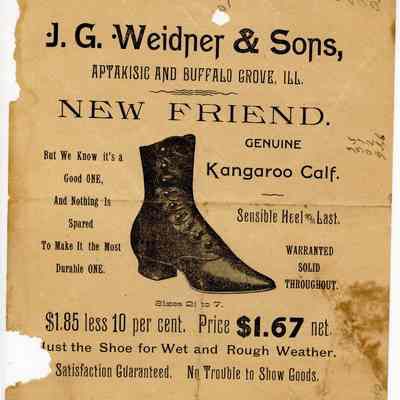Shoe Advertisement C. 1900