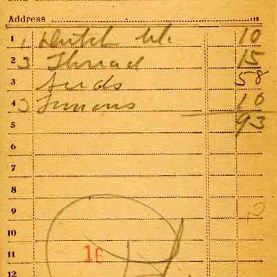 Firnbach and Raupp Receipt 1919