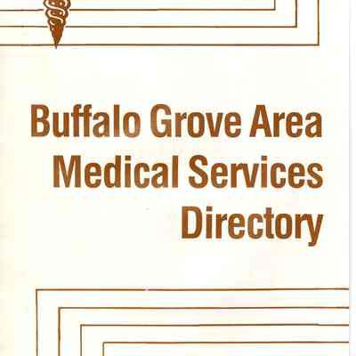 Buffalo Grove Area Medical Services Directory 1981