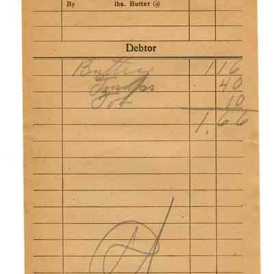 Firnbach and Raupp Receipt 1919