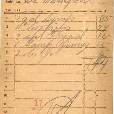 Receipt,1919