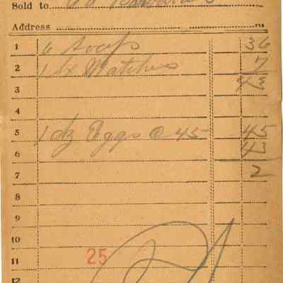 Receipt,1919