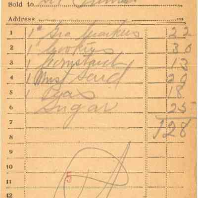 Receipt, 1919