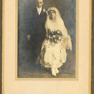 Wedding Portrait Paul Frohnauer and Catherine Leikam, 1917