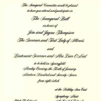 Invitation