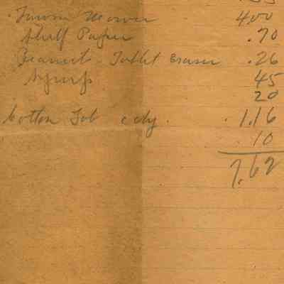 Firnbach and Raupp Receipt 1919