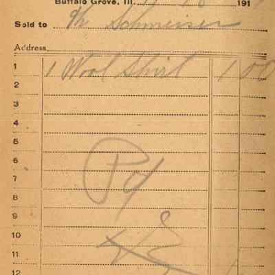 Receipt,1917