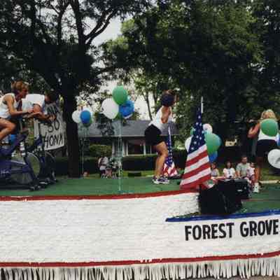Buffalo Grove Days Parade Forest Grove Athletic Club float